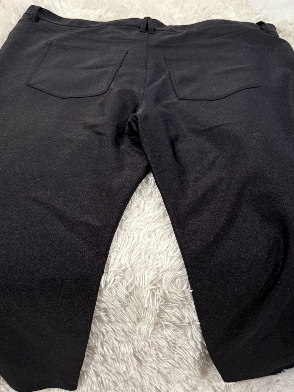 Good American Compression Shine Good Waist Pants Black Size 22